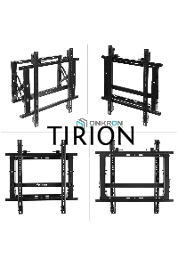 Настенное крепление ONKRON PRO7G для видеостен 50”-70