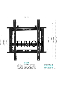 Настенное крепление ONKRON PRO7G для видеостен 50”-70