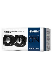 Колонки Sven 120 2.0 черный 5Вт