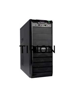 Компьютерный корпус Exegate EX278400RUS Miditower Exegate XP-329S Black, ATX, <XP600, Black,120mm>, 2*USB, Audio