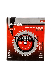 Пильный диск MATRIX по дереву, 130x20мм, 24 зуба + кольцо 16/20 Professional 73202