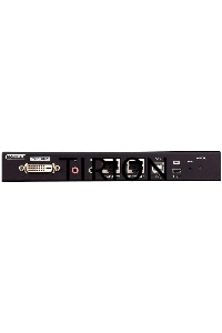 Удлинитель, KVM+DVI, управление по IP, Rackmount/Desktop, 10/100 Base-T, с KVM-шнурами PS2 1х1.2м.;USB 1x1.2м., TCP/IP, (Virtual Media;WIN98SE/ME/2000/XP/FREE-BSD/LINUX 7.0 или выше;1600x1200 60Hz;)/ 1-Local/Remote Share Access Single Port DVI KVM over IP