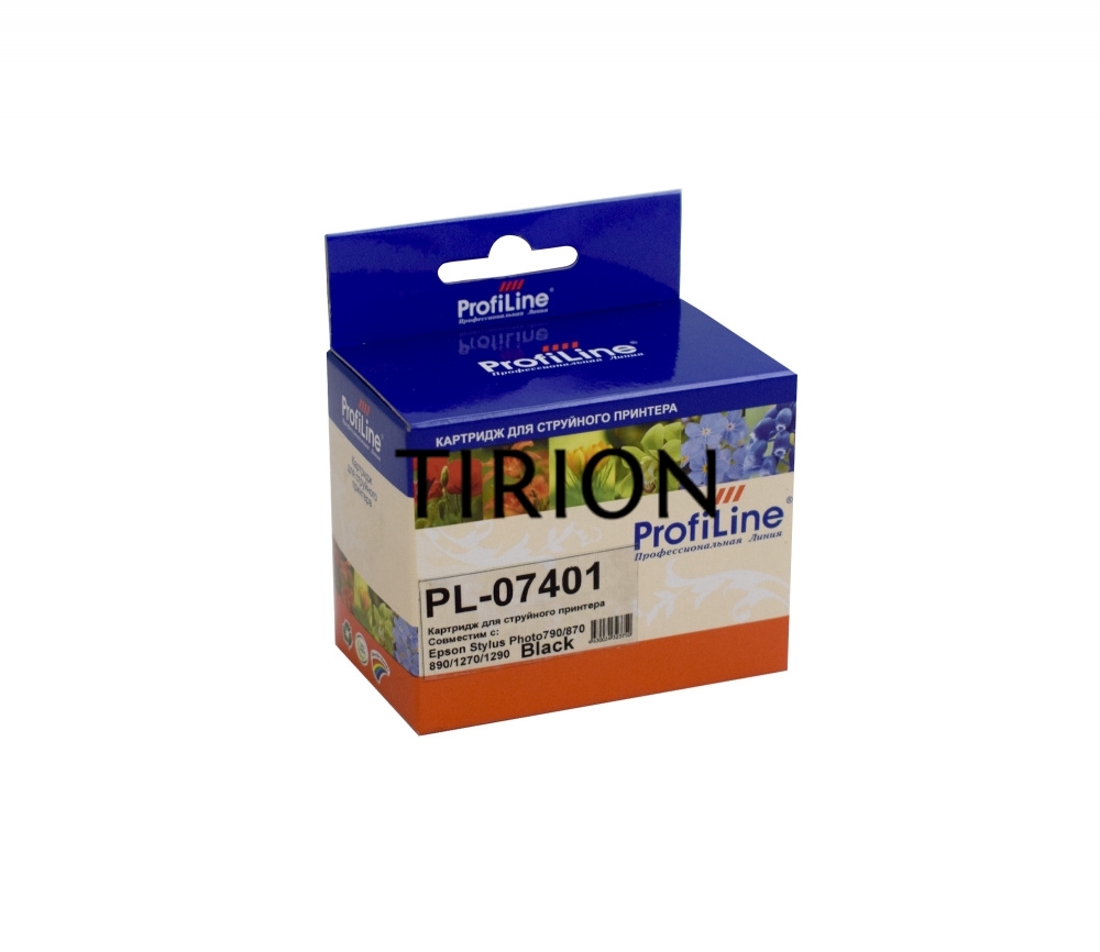 Картридж струйный PL-07401 для принтеров Epson StylusPhoto 790/870/890/1270/1290 Black водн ProfiLine