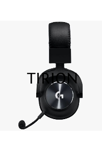 Наушники с микрофоном Logitech G Pro X черный 2м мониторные оголовье (981-000819)