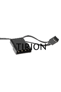 Вентилятор для корпуса Crown CMCF-12025S-1220 черный/красный, 120 мм, 1650 об/мин, 28 дБ, 3 pin