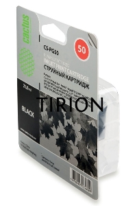 Картридж струйный Cactus CS-PG50 черный (18 мл) для Canon Pixma MP150/MP160/MP170/MP180/MP450/MP460/iP2200/MX300/MX310/JX200/JX210/JX210p/JX500/JX510/JX510P