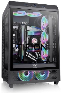 Компьютерный корпус Thermaltake The Tower 500 черный без БП ATX 1x120mm 3x140mm 4xUSB3.0 2xUSB3.1 audio bott PSU
