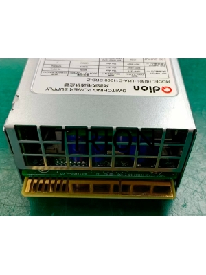 Серверный блок питания  Server power supply Qdion Model U1A-D11200-DRB-Z P/N:99MAD11200I1170117 CRPS 1U Module 1200W Efficiency 94+, Gold Finger (option), Cable connector: C14