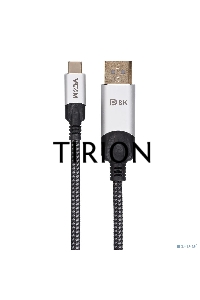 Кабель-адаптер VCOM USB 3.1 Type-Cm --> DP(m) 8K@60Hz, 1.8m , Alumi Shell,