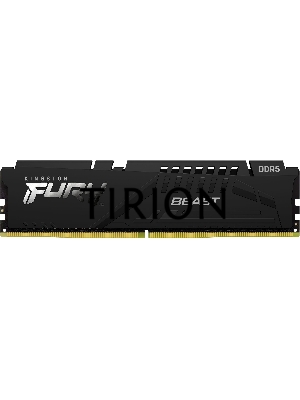 Оперативная память Kingston Fury Beast, DDR5, 32GB (1x32GB), 5600MHz, CL40, с радиаторами, черный