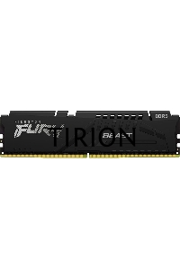Оперативная память Kingston Fury Beast Black, DDR5, 32GB (1x32 GB), 6000 MHz, CL36, радиатор, чёрный