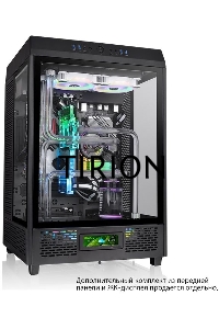 Компьютерный корпус Thermaltake The Tower 500 черный без БП ATX 1x120mm 3x140mm 4xUSB3.0 2xUSB3.1 audio bott PSU