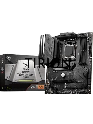 Материнская плата MSI MAG B650 TOMAHAWK WIFI, AM5, AMD B650, 4xDDR5, 6xSATA, 3xM.2, 1xPCI-E 4.0 x16, 1xPCI-E 4.0 x2, 1xHDMI, 1xDisplayPort, 1xUSB Type-C, 1x2.5Gb LAN, 2xUSB-A 2.0, 3xUSB-A 3.2 Gen 1, 3xUSB-A 3.2 Gen 2, 5x3.5 мм, 7.1, Standard-ATX