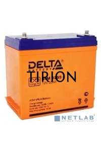 Аккумуляторная батарея Delta DTM 1255 L напряжение 12В, емкость 55Ач (239x132x210mm)