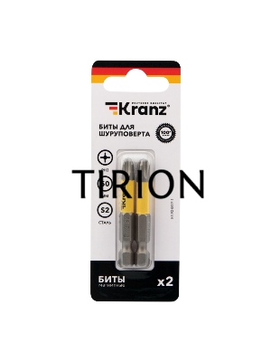 Бита для шуруповерта KRANZ PH3х50 мм (2 шт./уп.)