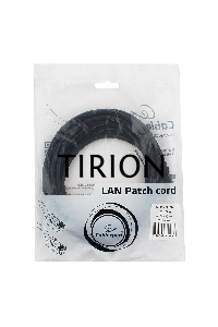 Патч-корд UTP Cablexpert PP12-3M/BK 5e, 3м, литой, многожильный (черный)