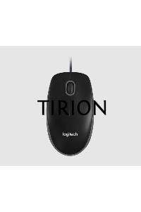 Мышь проводная Logitech B100 черный, 1000 dpi, USB, кнопки - 3