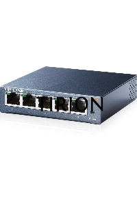 Коммутатор TP-Link SOHO TL-SG105 5-port Desktop Gigabit Switch, 5 10/100/1000M RJ45 ports, metal case