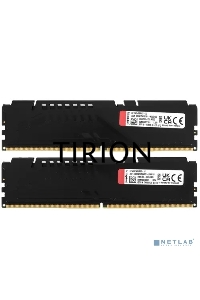 Оперативная память Kingston Fury Beast, DDR5, 32GB (2x16GB), 5600MHz, CL40, с радиаторами, черный