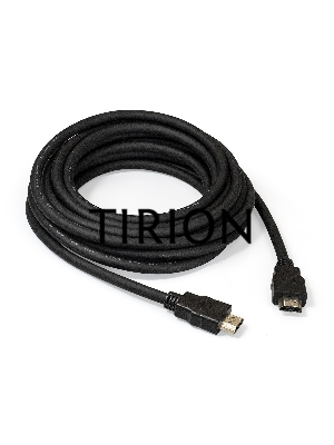 Кабель HDMI Exegate EX287732RUS EX-CC-HDMI2-5.0 (19M/19M, v2.0, 5м, 4K UHD, Ethernet, позолоченные контакты)