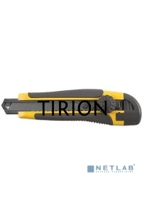 Нож FIT 10255  технический 18мм усиленный вращ.прижим лезвие 15 сегментов