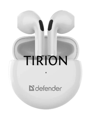 Гарнитура беспроводная Defender Twins 930 белый  TWS  Bluetooth