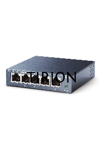 Коммутатор TP-Link SOHO TL-SG105 5-port Desktop Gigabit Switch, 5 10/100/1000M RJ45 ports, metal case