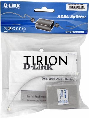 Сплиттер xDSL D-Link DSL-30CF/RS RJ-11 ADSL Annex A