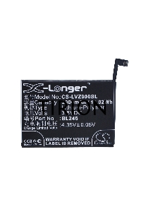 Аккумулятор CameronSino  CS-LVZ900SL BL246 для Lenovo Vibe Shot 3.8V / 2900mAh / 11.02Wh