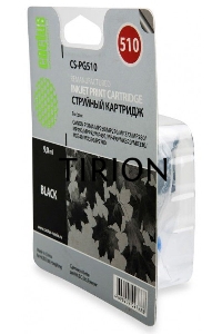 Картридж струйный Cactus CS-PG510 черный (15 мл) для Canon Pixma MP240/MP250/MP260/MP270/MP480/MP490/MP492/MX320/MX330
