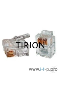 Вилка телефонная MP-6p6c, контакты 3m