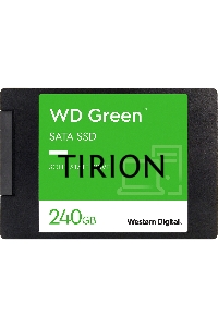 Накопитель SSD WD Green WDS240G3G0A, 240Gb, SATA III, 2.5