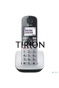 Телефон беспроводной (DECT) Panasonic KX-TGE510RUS, серебристый