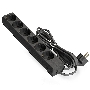 Сетевой фильтр ExeGate EX285834RUS ECE-6-5B (6 евророзетки с заземлением, 5м, черный)
