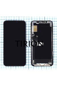 Дисплей Amperin для iPhone 11 Pro в сборе с тачскрином (Soft Oled), черный