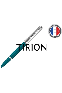 Ручка перьевая Parker 51 Core (CW2123506) Teal Blue CT F сталь нержавеющая подар.кор.