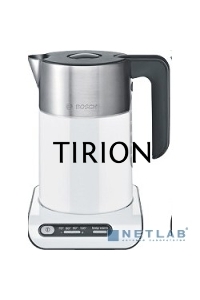 Чайник электрический Bosch TWK8611P 1.5л. 2400Вт белый/серебристый (корпус: нержавеющая сталь)