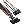 Компьютерный корпус Exegate EX268696RUS Компьютерный корпус MiniITX Exegate MI-208 Black, miniITX/mATX, <M450, 80mm>, 2*USB, Audio