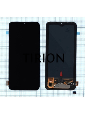 Дисплей для Xiaomi Mi10 Lite в сборе с тачскрином (OLED) черный