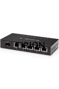 Сетевое оборудование UBIQUITI ER-X-SFP Маршрутизатор 5x Ethernet, 1x SFP, раздача PoE