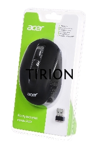 Мышь беспроводная Acer OMR070 черный, 1600 dpi, радиоканал, Bluetooth, USB, кнопки - 6