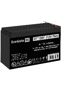 Батарея ExeGate ES252436RUS DT 1207/EXS1270 (12V 7Ah), клеммы F1