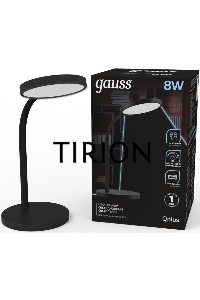 Светильник Gauss GT5032 настольный на подставке черный 8Вт