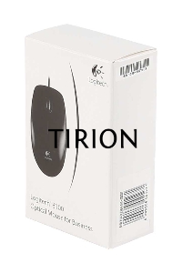 Мышь проводная Logitech B100 черный, 1000 dpi, USB, кнопки - 3