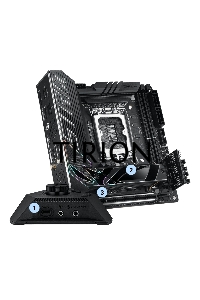 Материнская плата ASUS ROG STRIX Z790-I GAMING WIFI, LGA 1700, Intel Z790, 2xDDR5, 2xSATA, 2xM.2, 1xPCI-E 5.0 x16, 1xHDMI, 2xUSB Type-C, 1x 2.5Gb LAN, 1xUSB-A 3.2 Gen 2, 3xUSB-A 3.2 Gen 1, 3xUSB-A 2.0, 2x3.5 мм, 7.1, Mini-ITX
