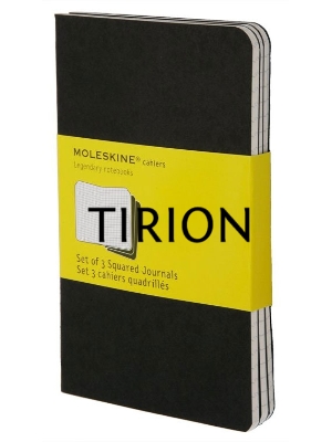 Блокнот Moleskine CAHIER JOURNAL QP312 Pocket 90x140мм обложка картон 64стр. клетка черный (3шт)     