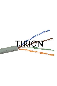 Кабель TWT UTP, серии XS, 4 пары, Кат.5e, PVC, серый, 305 метров
