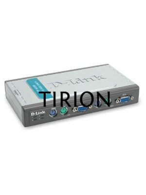 Переключатель KVM D-link DKVM-4K/B3A 4-портовый KVM-переключатель с портами VGA и PS/2