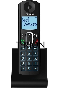 Радиотелефон ALCATEL F685 черный