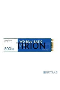 Накопитель SSD WD Blue SA510 WDS500G3B0B, 500Gb, SATA III, M.2 2280, R/W 560/510